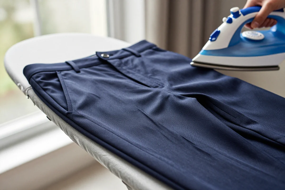 Jak prasować spodnie z kantami