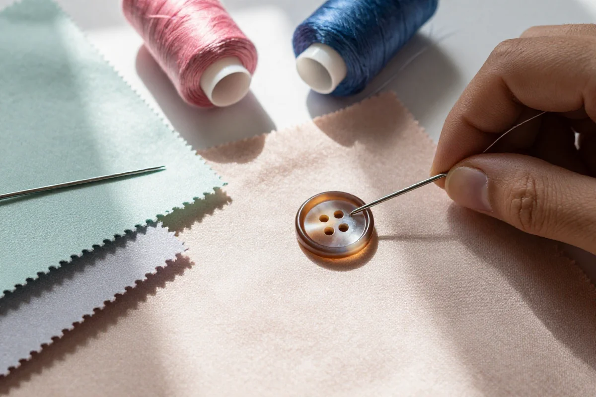 Jak przyszyć guzik krok po kroku