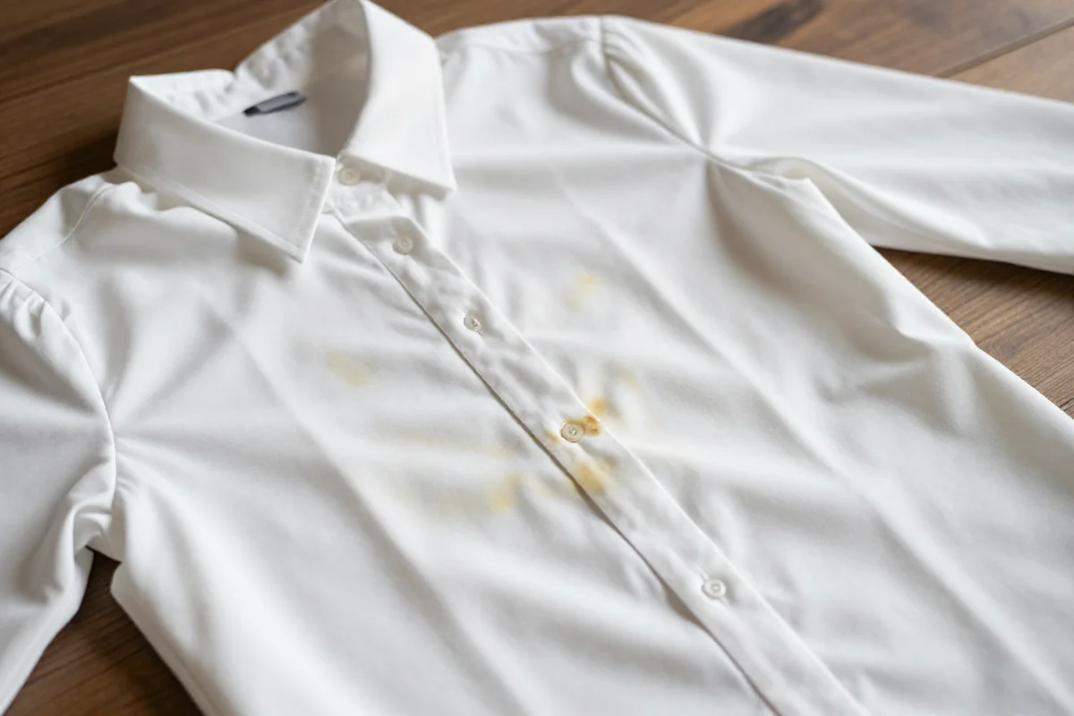 Jak usunąć plamę z kawy z białej bluzki