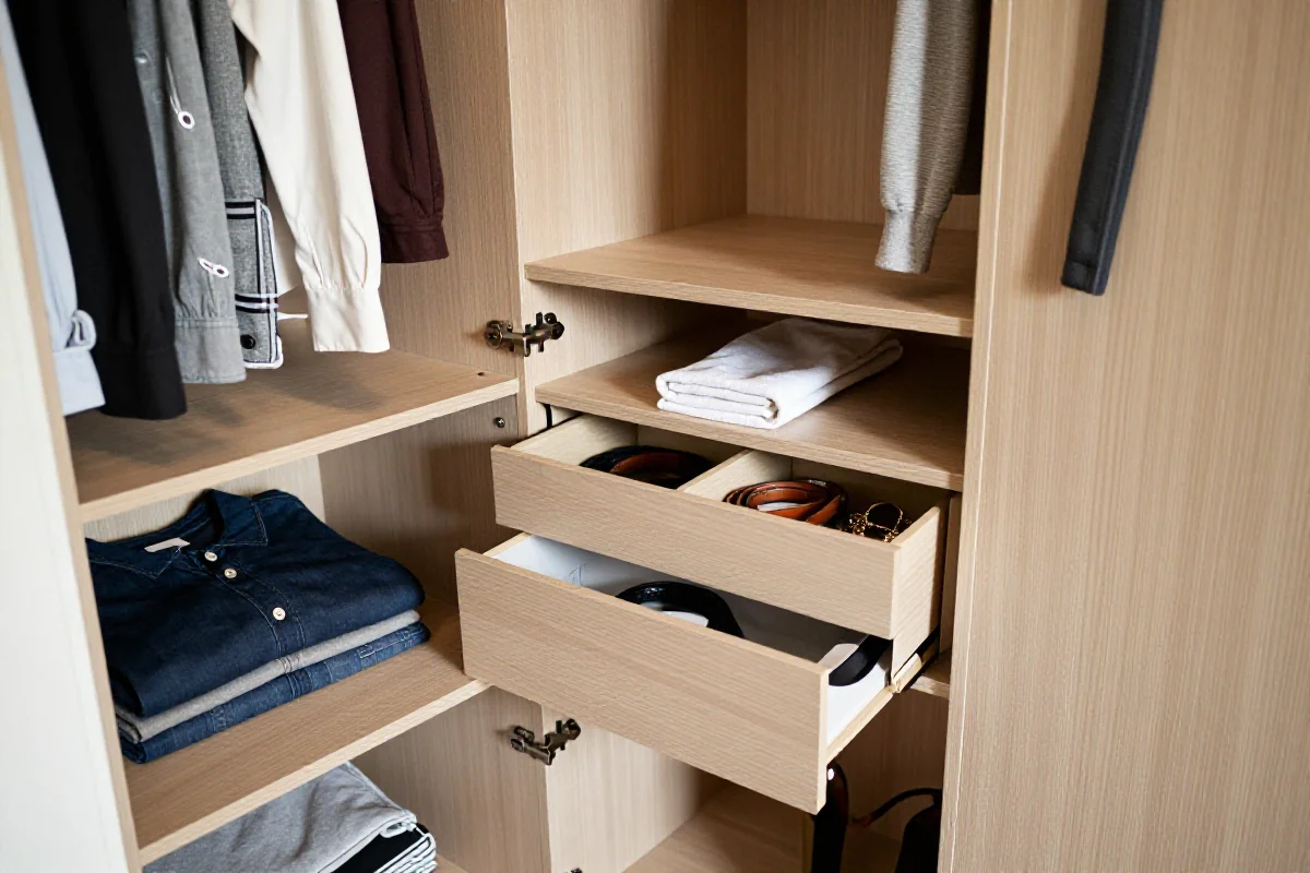 Jak zorganizować małą szafę w bloku