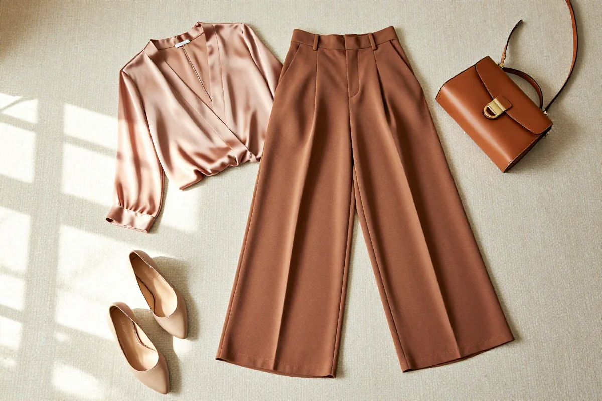 Stylowe kuloty w eleganckich stylizacjach na jasnym tle.