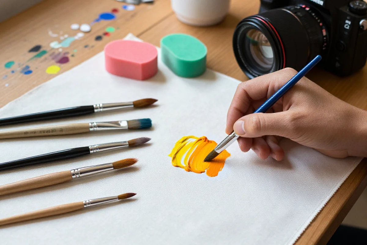 Malowanie Pędzlem i Gąbką