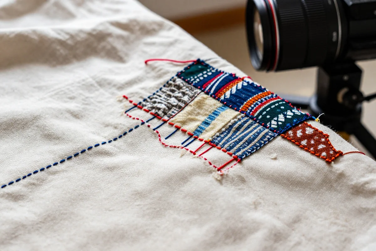 Nowoczesne Visible Mending