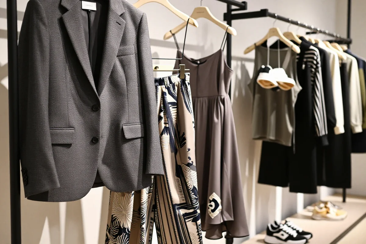 Stylowa wystawa mody łącząca trendy haute couture i streetwear.