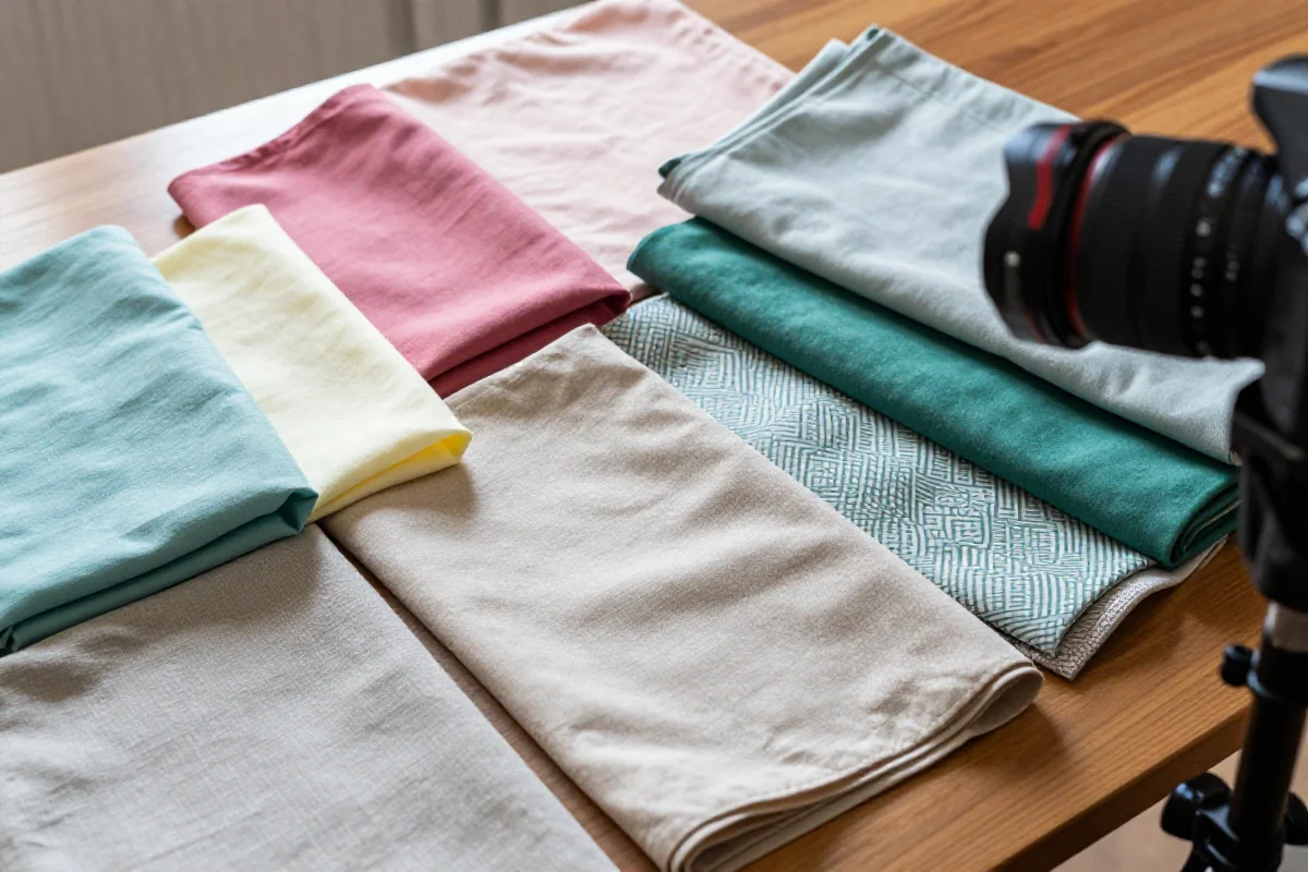 Wybór tkanin do szycia prostych ubrań dla początkujących.